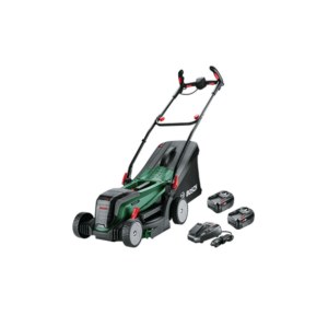 Аккумуляторная газонокосилка Bosch UniversalRotak 2x18V-37-550; 18 V; 2x4,0 Ah аккум.