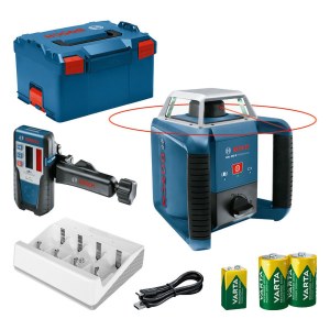 Нивелир лазерный ротационный Bosch GRL GRL 400 H Professional + LR 1; с корпусом