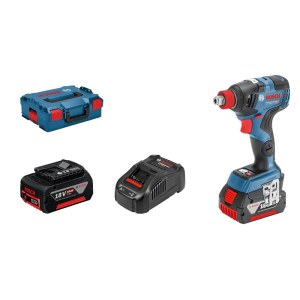 Ударный гайковерт Bosch GDX 18V-200 C; 18 V; 2x5,0 Ah аккум.