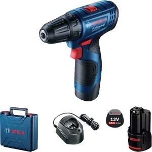 Urbjmašīna-skrūvgriezis Bosch GSR 120-Li; 12 V; 2x2,0 Ah akum.
