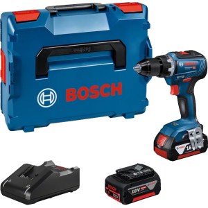 Дрель-шуруповерт Bosch GSR 18V-55; 18 V; 2x4,0 Ah аккум.