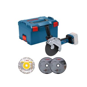 Угловая шлифмашина Bosch GWS 18V-180 P Professional; 18 V (без аккумулятора и зарядного устройства) + L-BOXX 238