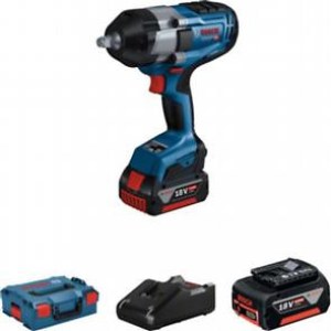 Ударный гайковерт Bosch GDS 18V-1000; 18 V; 2x5,0 Ah аккум.
