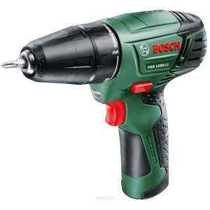 Дрель-шуруповерт Bosch PSR 1080 Li; 10,8 V; 2x1,3 Ah аккум.