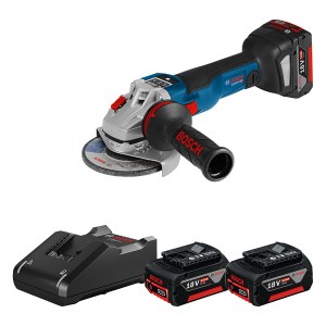 Угловая шлифмашина Bosch GWS 18V-10 SC; 3x5,0 Ah аккум.