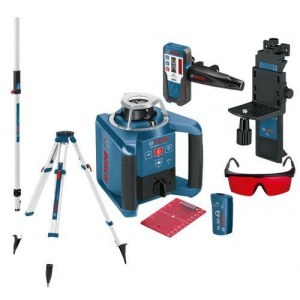 Rotācijas lāzernivelieris GRL 300 HV + uztvērējs LR1 + statīvs BT 170 + mērlata GR 240