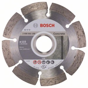 Алмазный отрезной диск Bosch PROFESSIONAL FOR CONCRETE; 115 mm
