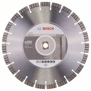 Алмазный отрезной диск Bosch BEST FOR CONCRETE; 350 mm