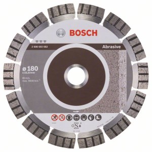Алмазный отрезной диск Bosch BEST FOR ABRASIVE; 180 mm