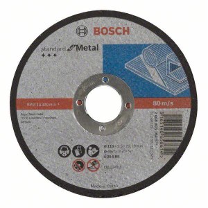 Абразивный режущий диск Bosch Standard for Metal 2608603164; 115x22,23 mm