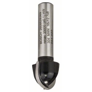 Nokāpes apaļošanas frēze Bosch 8/12,7/45 mm