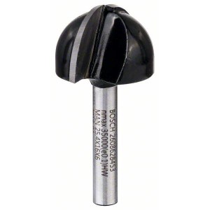 Nokāpes apaļošanas frēze Bosch 2608628453; 6/12,7/25,4 mm