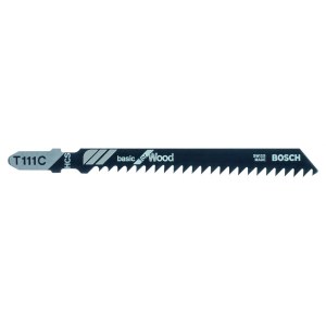 Figūrzāģa asmeņi Bosch T111C; 100 mm; 2 gab.