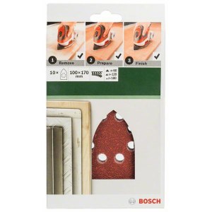 Шлифовальная бумага Bosch 2609256A66; 102x62/93 mm; K240; 10 шт.