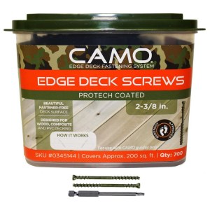Koka skrūve Camo Edge Deck Screws; T15; C4; 60x4,2 mm; 700 gab.