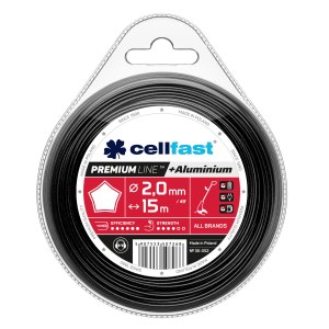 Леска триммерная Cellfast PREMIUM 35-052; 15 m; 2 mm