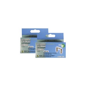 Скобы Centroinstruments 0621-14; 14 mm; 1000 шт.; тип 140; гальванизированные