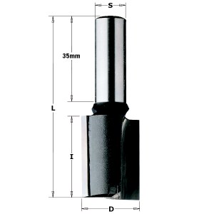 Taisnā pirkstfrēze CMT 175.160.11; 16/25 mm