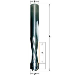 Фреза для дрели CMT; S=1/4''; D=1/4''; с подшипником