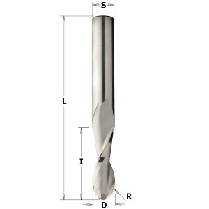 Nokāpes apaļošanas frēze CMT; S=1/4''; D=6,35 mm; R=3,17 mm