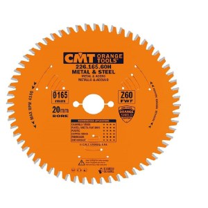 Пильный диск по металлу CMT 226; 165x1,6x20; Z60; 0°