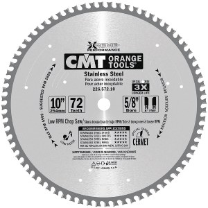 Пильный диск по металлу CMT 226; 254x2,2x15,87; Z72; 10°