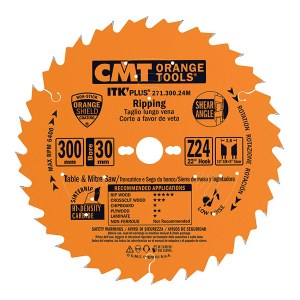 Пильный диск по дереву CMT 271; 184x1.7x20; Z24; 20°