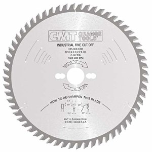 Пильный диск по дереву CMT 285; 250x3,2x30; Z60; 10°