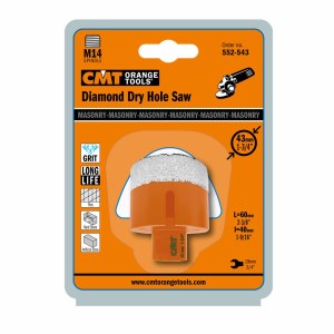Алмазная сверлильная коронка CMT 552-543; D=43 mm