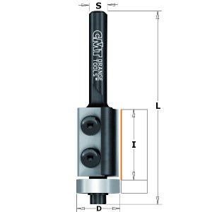 Kopējošā frēze CMT; S=1/4''; D=19 mm