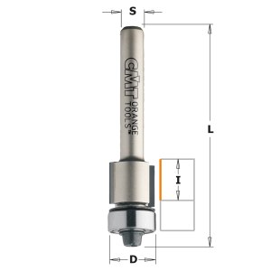 Kopējošā frēze CMT; S=1/4''; D=12,7 mm