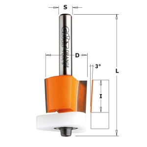 Kopējošā frēze CMT; S=8 mm; D=12,7 mm; ar lodīšgultni