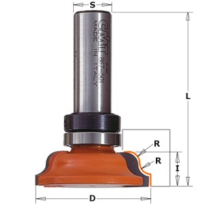Profilfrēze CMT 967.001.11B; 39,05/11,5 mm; ar lodīšgultni