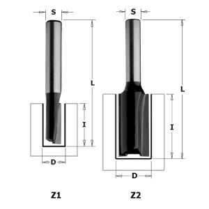 Taisnā pirkstfrēze CMT Contractor K912-080; 8/32/62 mm