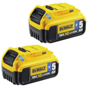 Аккумулятор DeWalt DCB284B-XJ; 18 V; 5,0 Ah; Li-ion; 2 шт.