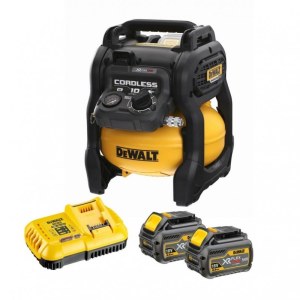 Аккумуляторный воздушный компрессор DeWalt DCC1054T2-QW; 54 V; 2x6,0 Ah аккум.