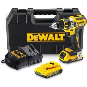 Urbjmašīna-skrūvgriezis DeWalt DCD790D2-QW; 18 V; 2x2,0 Ah akum.