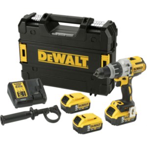 Akumulatora triecienurbjmašīna-skrūvgriezis DeWalt DCD996P3-QW; 18 V; 3x5,0 Ah akum.