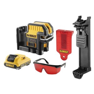 Krustveida lāzera nivelieris DeWalt DCE0825D1R sarkanā krāsā