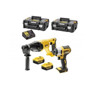 Instrumentu komplekts DeWalt DCK2023M2T-QW (DCH133 + DCF787); 18 V; 2x4,0 Ah akum.