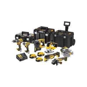 Instrumentu komplekts DeWalt DCK755P3T-QW (DCD796 + DCF887 + DCH273 + DCG405 + DCS570 + DCS334 + DCS355); 18 V; 3x5,0 Ah akum.