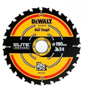 Griešanas disks kokam DeWalt DT10402-QZ; 190x30 mm; 24T
