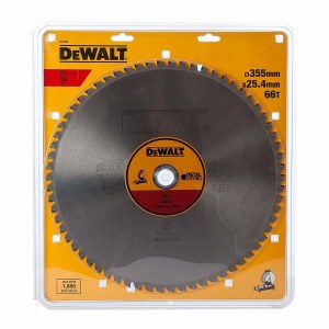Griešanas disks metālam DeWalt; 355x2,31x25,4 mm; Z66; 1,5°