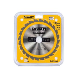 Пильный диск по дереву DeWalt Construction; 190x30 mm; Z24