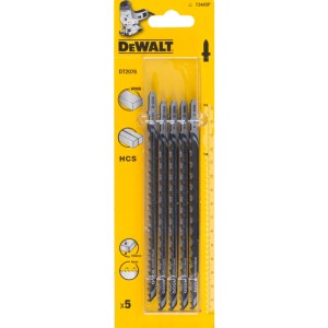 Пилки для лобзиков DeWalt T344DP; 5 шт.