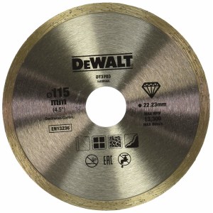 Алмазный отрезной диск DeWalt DT3703-QZ; 115 mm
