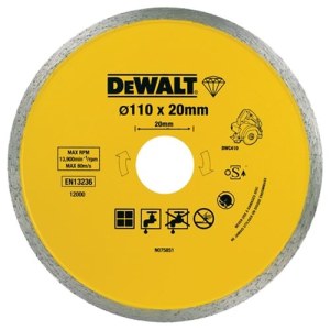 Алмазный отрезной диск DeWalt DT3715-QZ; 110 mm