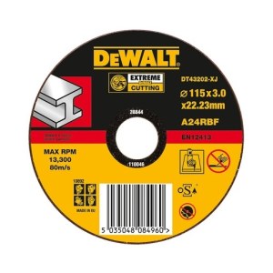 Abrazīvais griešanas disks DeWalt DT42601-XJ; 230x3 mm