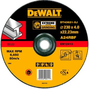 Abrazīvais griešanas disks DeWalt DT43621-XJ; 230x4 mm