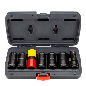 Uzgriežņu galviņu komplekts Ellient Tools GX3029; 1/2''; 17-27,5 mm; 7 gab.